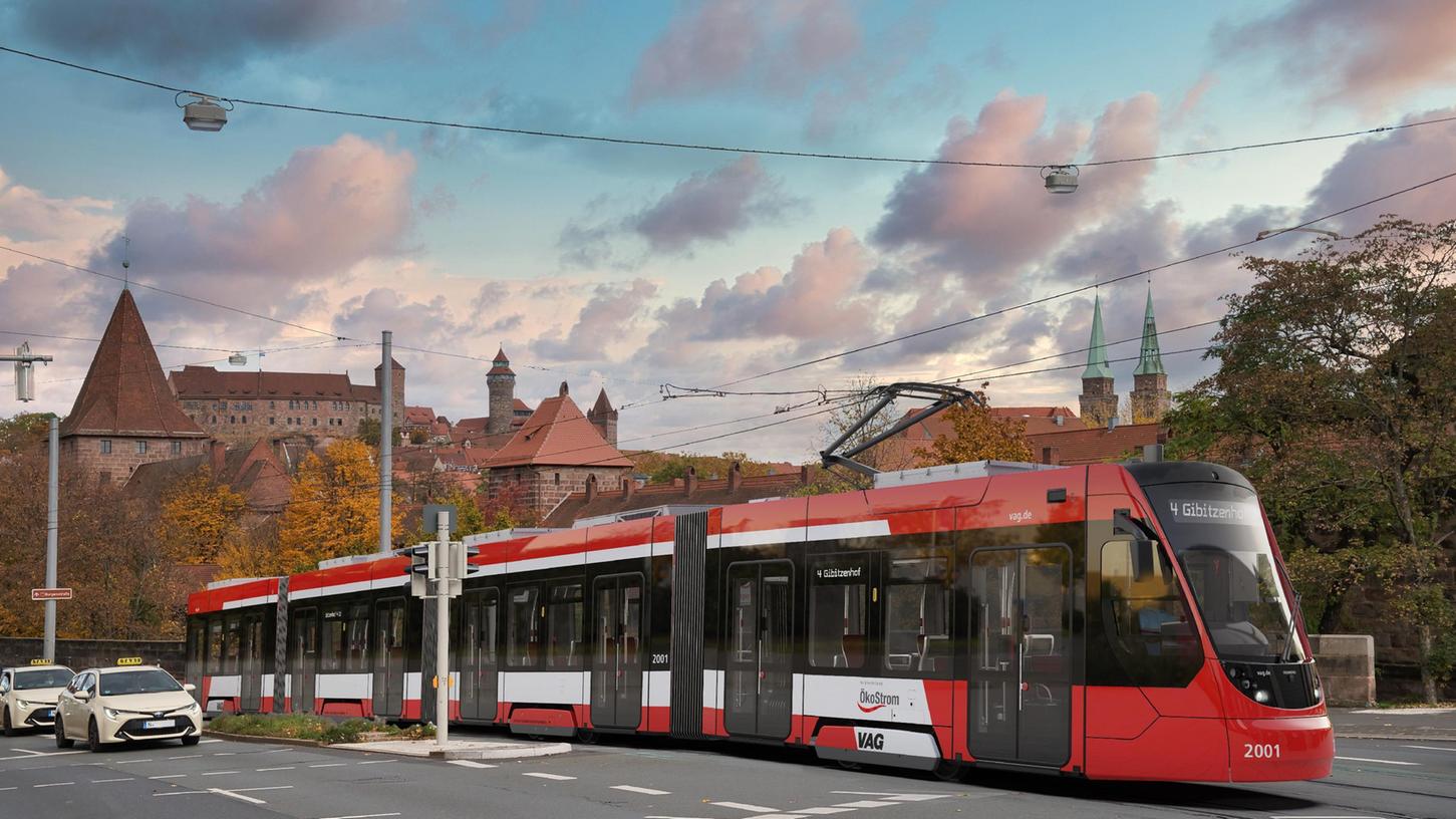 In Nürnberg verkehren nun zwei neue Straßenbahnlinien.