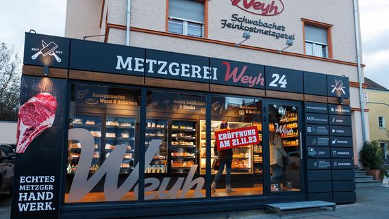 Wurst und Fleisch rund um die Uhr: Metzgerei Weyh eröffnet Smartstore in Schwabach