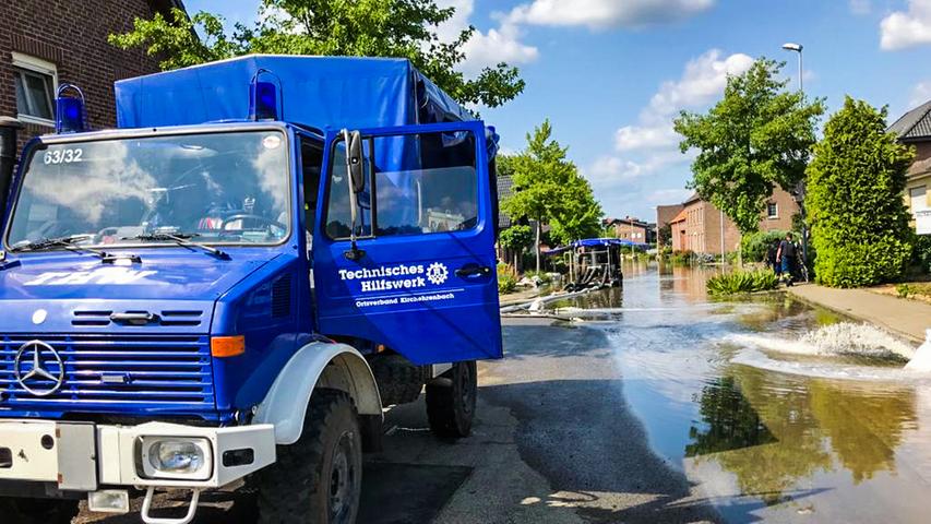Eine Abordnung des Technischen Hilfswerkes aus Kirchehrenbach hat beim Hochwassereinsatz im Ahrtal unterstützt.