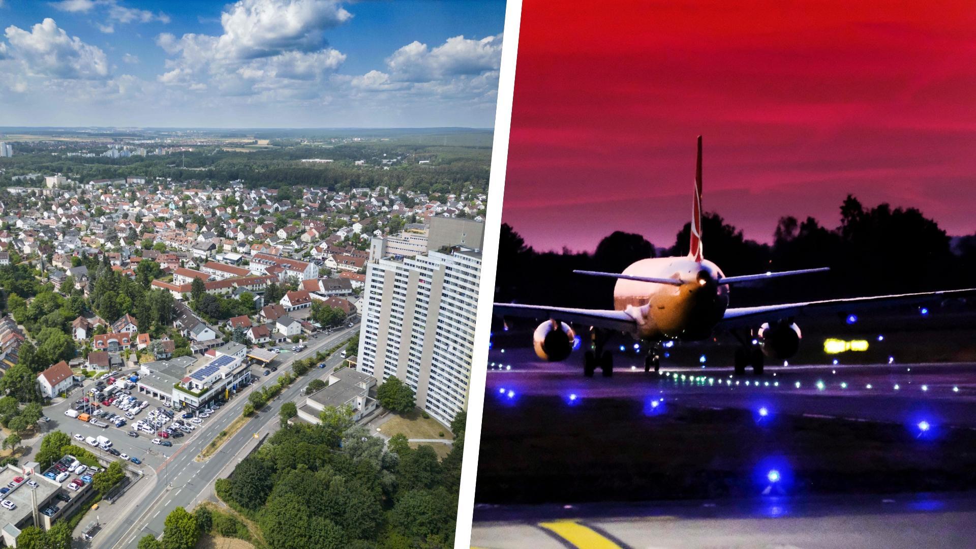 Der nächtliche Fluglärm treibt immer mehr Erlangerinnen und Erlanger auf die Barrikaden. Die Stadt Erlangen hat jetzt die Einberufung einer Sondersitzung der Fluglärmkommission Nordbayern beantragt. Der nächtliche Fluglärm treibt immer mehr Erlangerinnen und Erlanger auf die Barrikaden. Die Stadt Erlangen hat jetzt die Einberufung einer Sondersitzung der Fluglärmkommission Nordbayern beantragt.