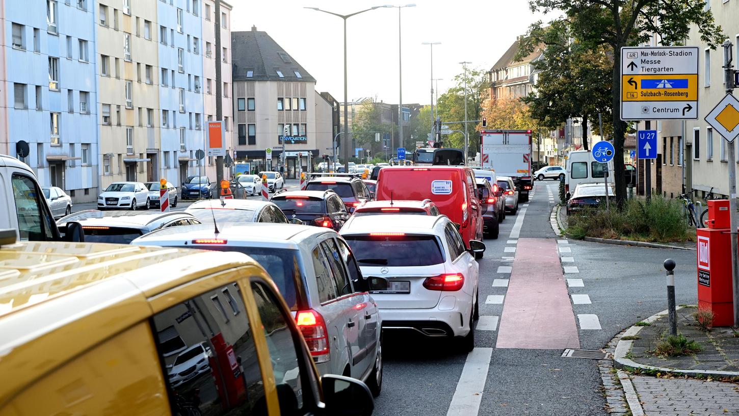 Von den Verkehrsbehinderungen sind die Nürnberger Innenstadt und die Südstadt betroffen. (Symbolbild) Von den Verkehrsbehinderungen sind die Nürnberger Innenstadt und die Südstadt betroffen. (Symbolbild)