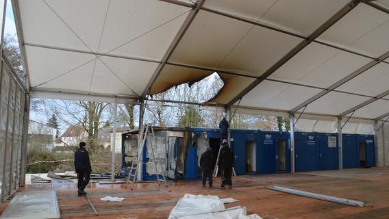 Feuer in leerer Flüchtlingsunterkunft in Wassertrüdingen: Polizei schließt Brandstiftung nicht aus