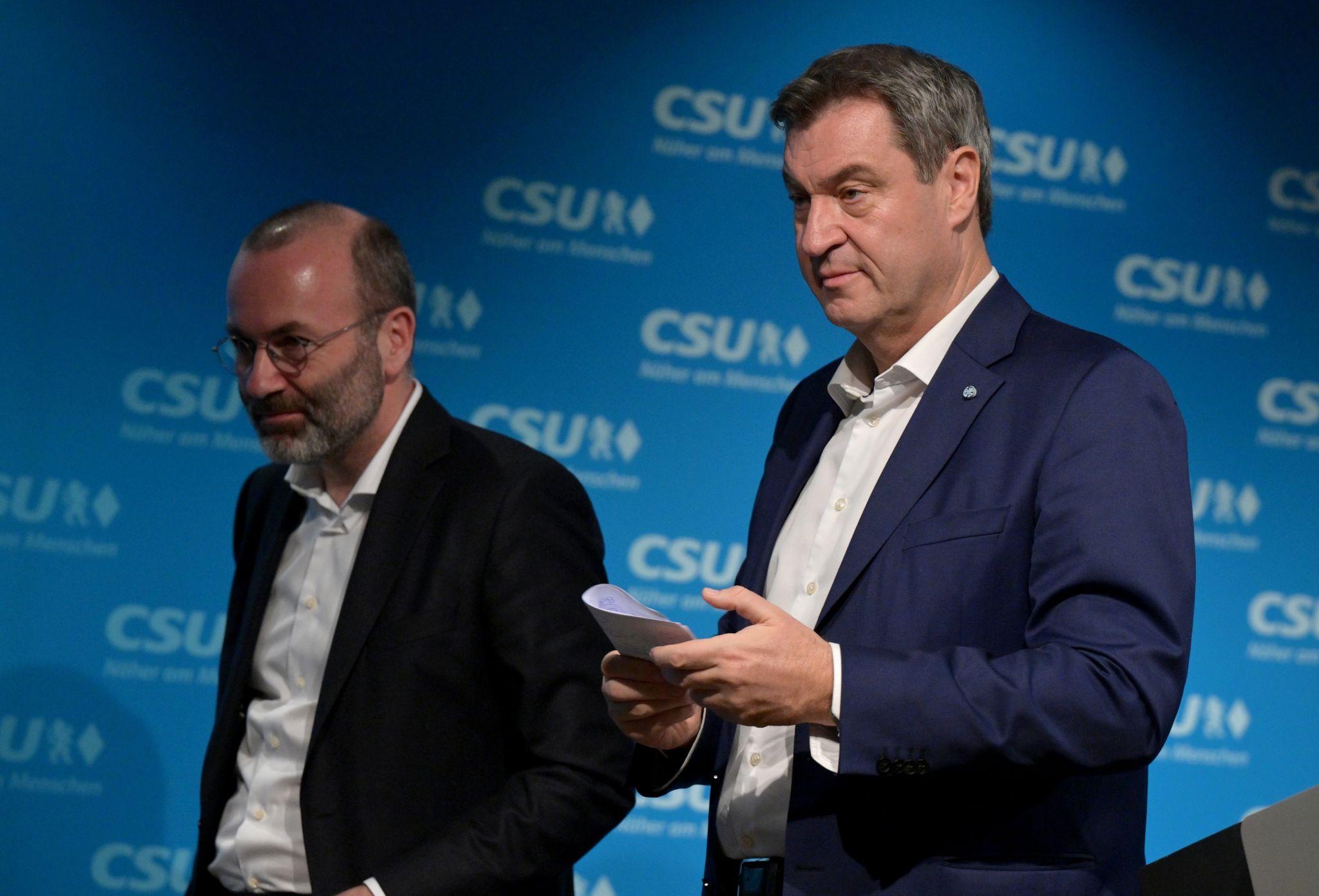 Söder und Weber: Europawahl ist Schicksalswahl für Kontinent