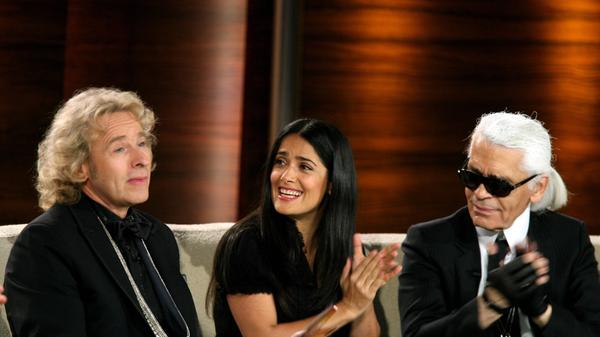 <p>Neben Thomas Gottschalk haben auch Schauspielerin Salma Hayek und Modedesigner Karl Lagerfeld Platz genommen. 2008 waren die Stars bei der Aufzeichnung in Nürnberg mit dabei.</p>