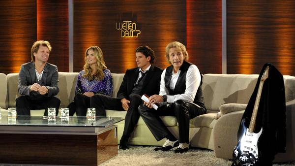 <p>Auch deutsche Stars kamen nicht zu kurz. Neben US-Rocker Jon Bon Jovie waren Heidi Klum und Mario Gomez 2010 bei "Wetten, dass..?" live aus Friedrichshafen zu sehen.</p>