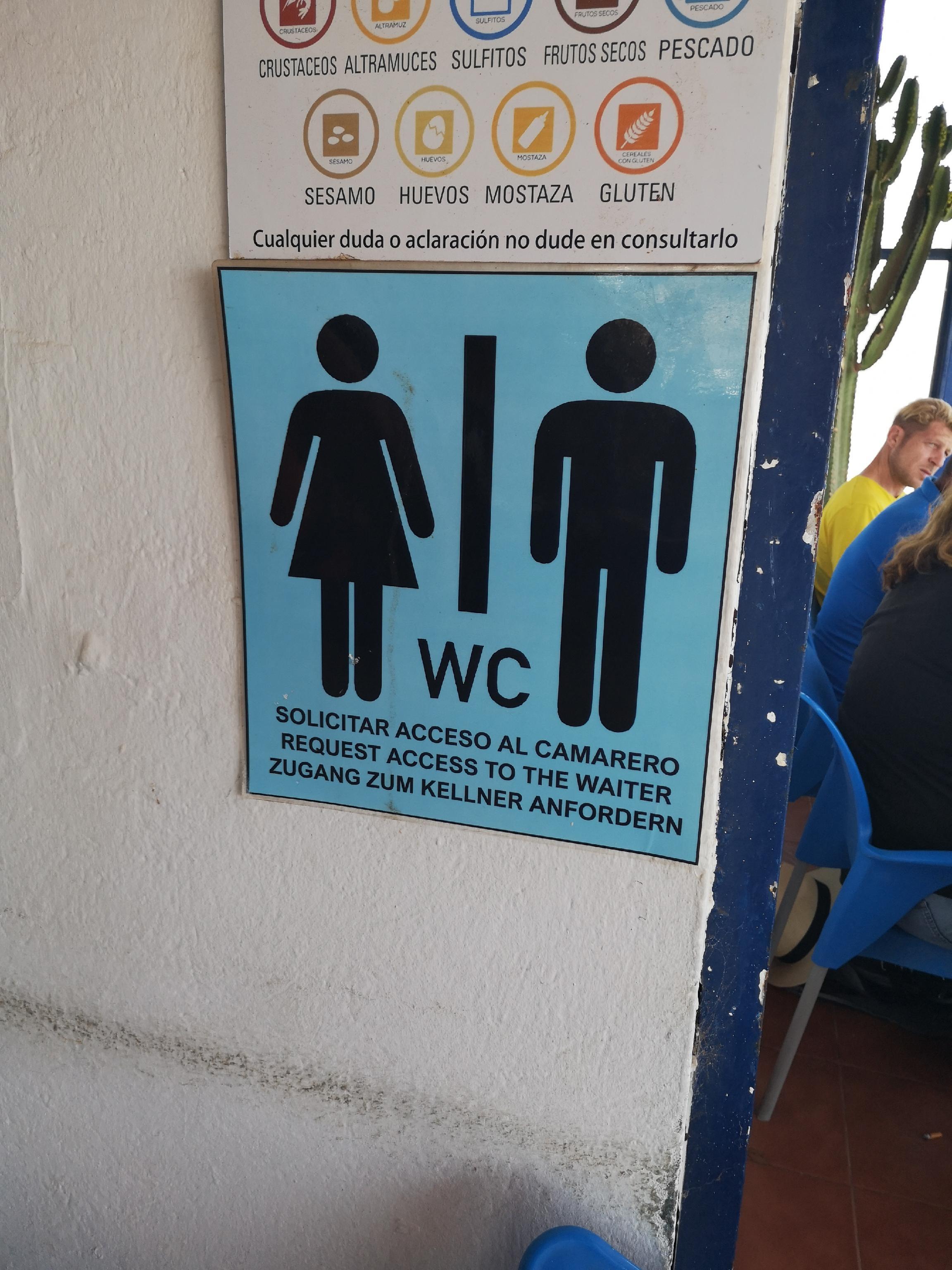 Gesehen in einem Lokal in Arrieta auf Lanzarote von Ralf Deuerlein aus Schwaig.