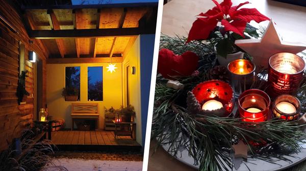 Collage lebendiger Adventskalender Roth