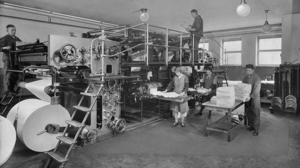 FN-Redaktion historisch