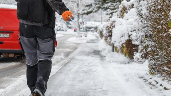 Schneefall in Bielefeld