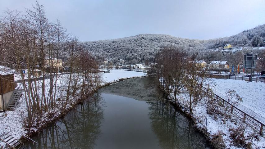 Winterlandschaft an der Wiesent ... Winterlandschaft an der Wiesent ...