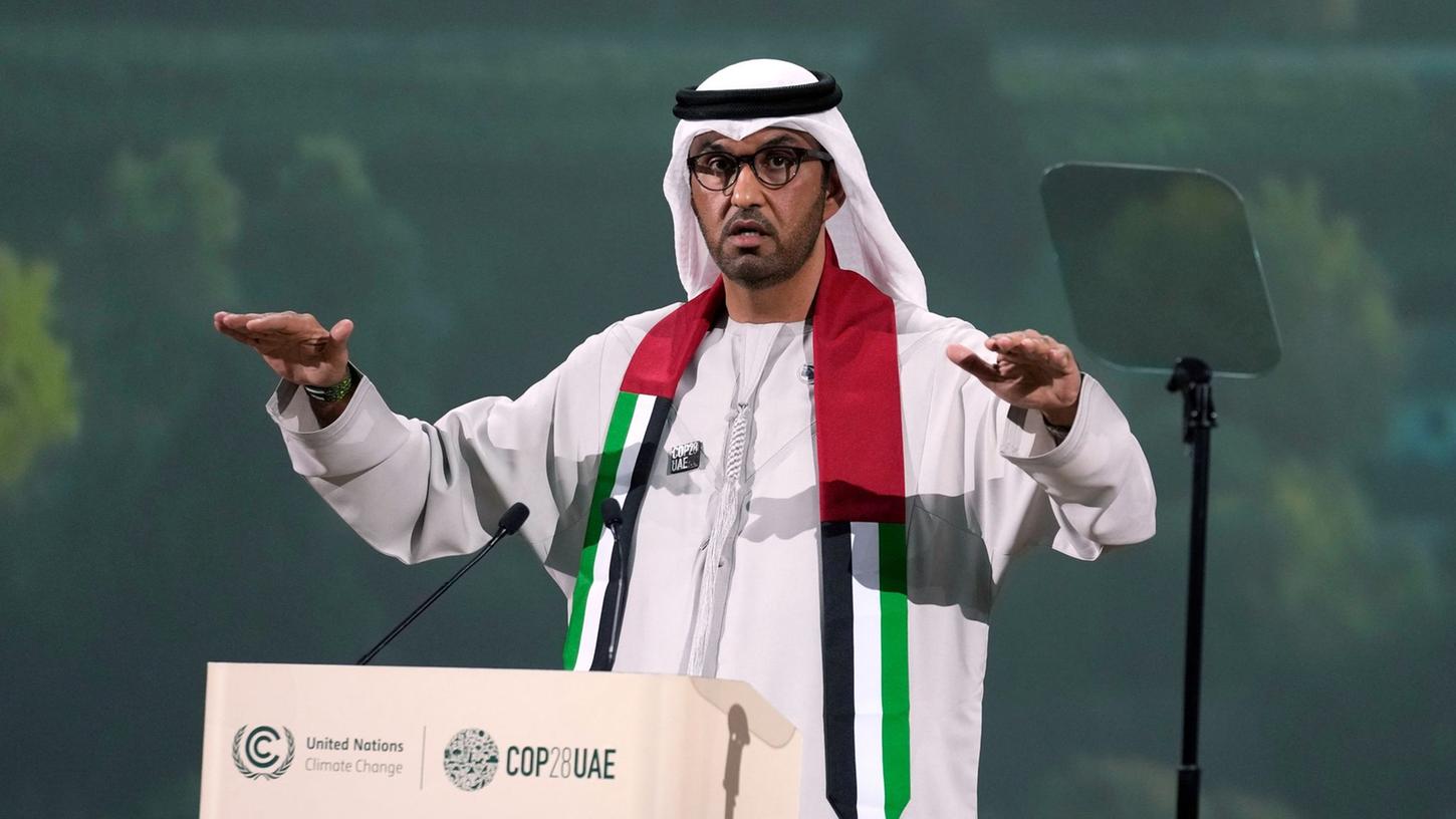 "Entwicklung ohne die Nutzung fossiler Energien nicht möglich": Konferenzpräsident Sultan al-Dschaber.