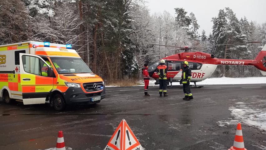 Viele Rettungskräfte waren im Einsatz. Viele Rettungskräfte waren im Einsatz.