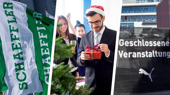 Weihnachten bei Schaeffler, Puma und Sparkasse: So feiern Unternehmen in der Region