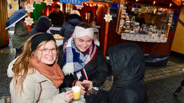 Ordentlich Zuspruch fanden auch Punsch und andere Magenwärmer.