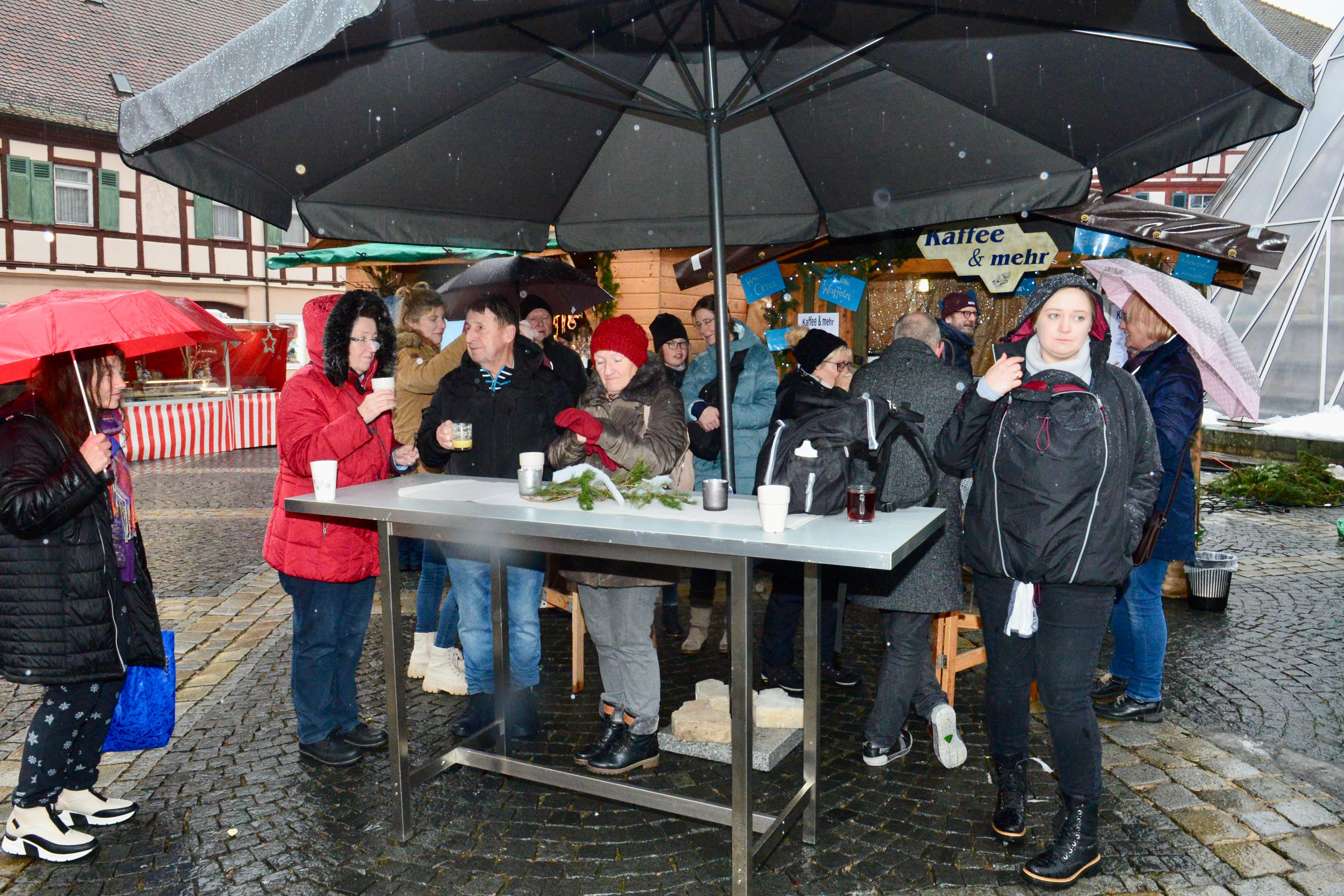 Weitere Impressionen vom ersten Weihnachtsmarkt-Wochenende in Schwabach.