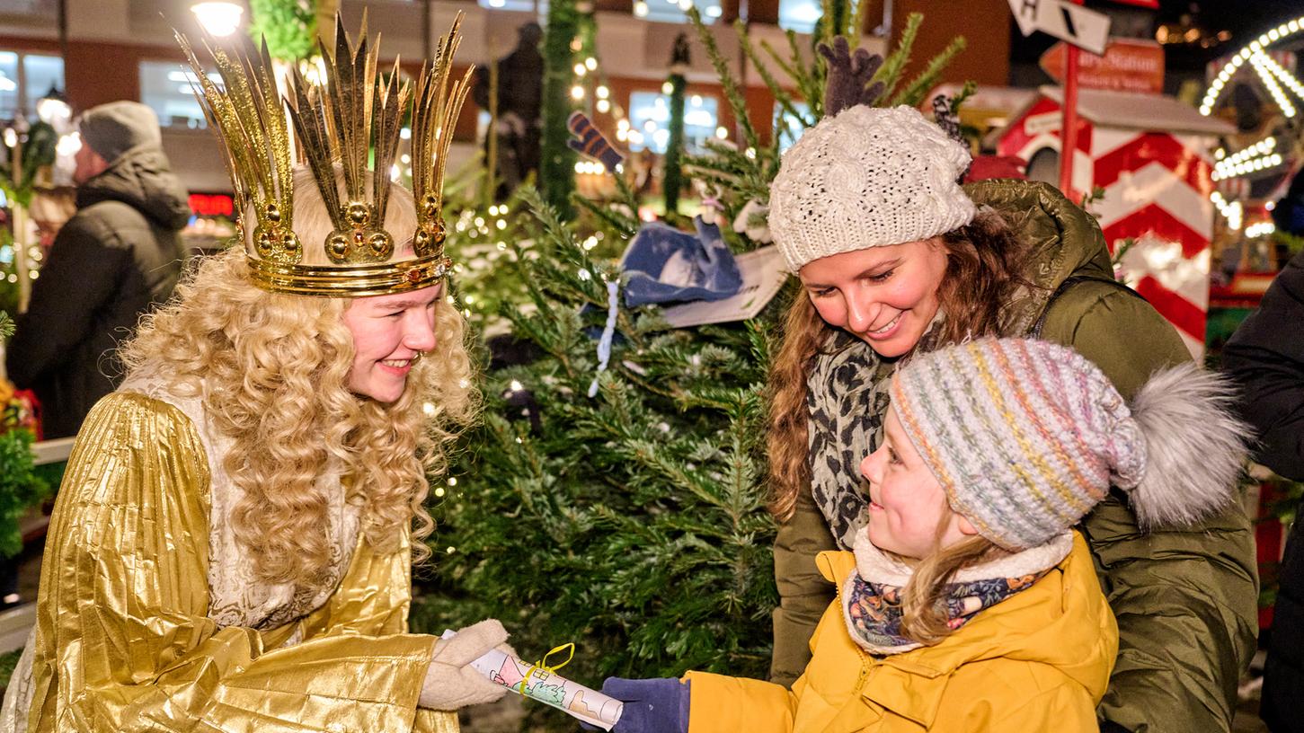 Das Christkind auf der Kinderweihnacht Das Christkind auf der Kinderweihnacht