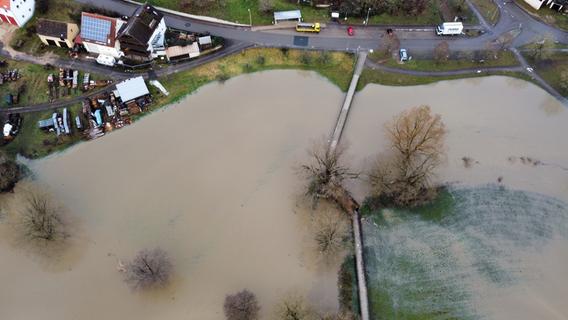 Hochwasser in Mittelfranken: Entwarnung für Weißenburg-Gunzenhausen - Brombachsee wird aufgefüllt