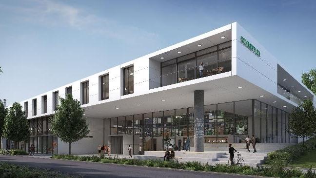 Gläserne Werkstätten: So soll das neues Ausbildungszentrum von Schaeffler auf dem Werksgelände in Herzogenaurach aussehen. 