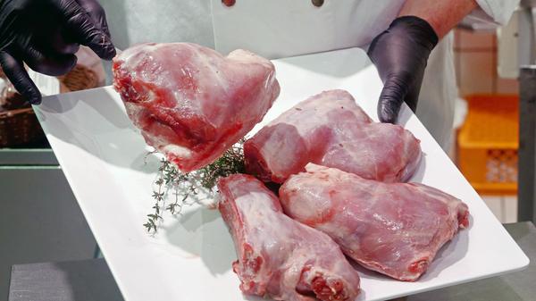 Nutria-Keule zu Weihnachten