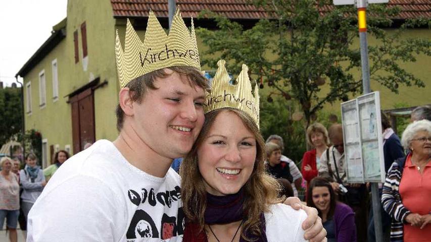 Das Königspaar: David Eißner und Sonja Breit.