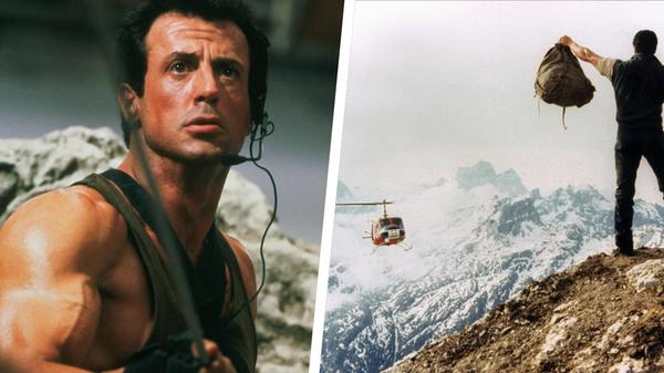 Sylvester Stallone Cliffhanger Collage