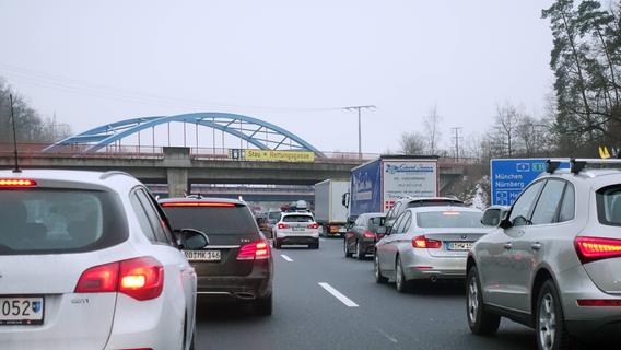 Stau zu Weihnachten: Hier droht Stillstand auf Frankens Autobahnen