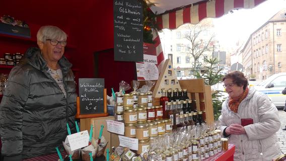 Großenseebacherin Irmgard Krammer verkauft Marmeladen am Nürnberger Christkindlesmarkt