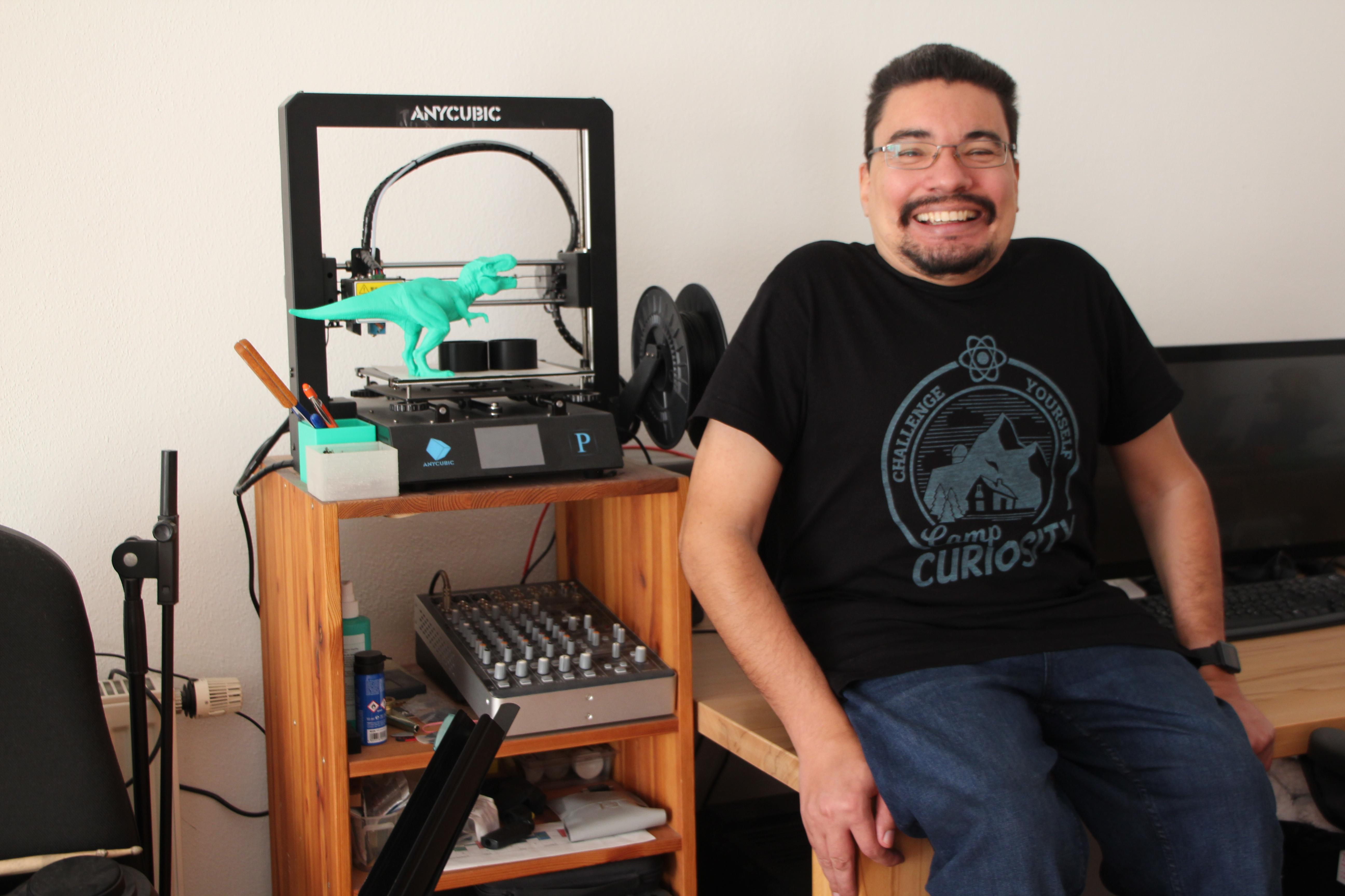 Humor ist, wenn man trotzdem lacht: Trotz vieler Rückschläge schaut Markus Wirsing zuversichtlich in die Zukunft.   