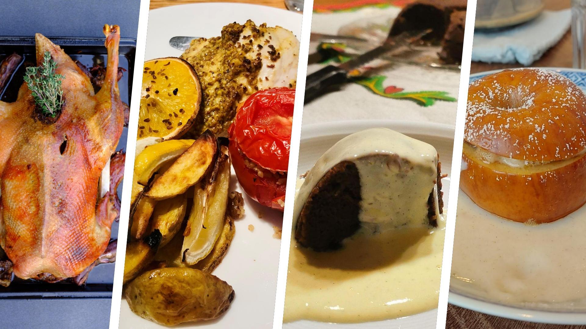 Weihnachtsessen: Perfekte Weihnachtsgans, Bratapfel und Plumpudding