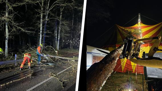 Sturmtief "Zoltan" sorgt für Stromausfälle und umgestürzte Bäume: Noch gibt es keine Entwarnung