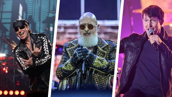 James Blunt, Scorpions oder Judas Priest: Welche Giganten 2024 in die Arena Nürnberg kommen
