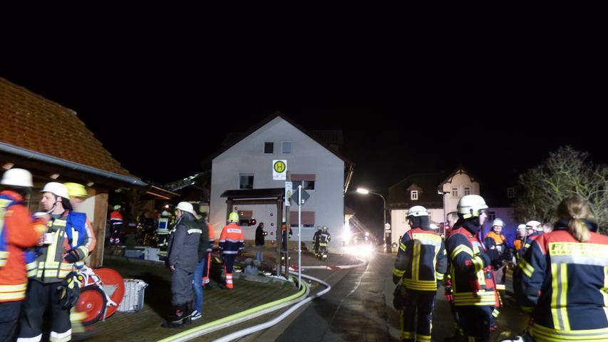 Brand in Zochenreuth bei Aufseß.