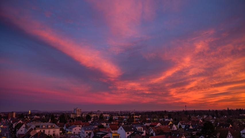 Sonnenuntergang strahlt über Franken - die schönsten Bilder unserer Leserinnen und Leser
