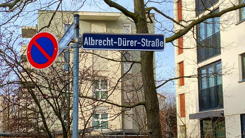 Die Fürther Albrecht-Dürer-Straße ist eine reine Wohnstraße.