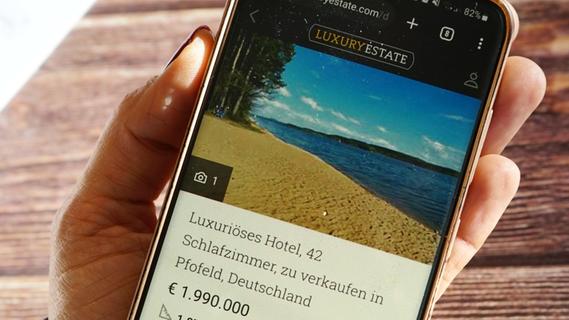 Welches "luxuriöse" Hotel im Fränkischen Seenland steht zum Verkauf?