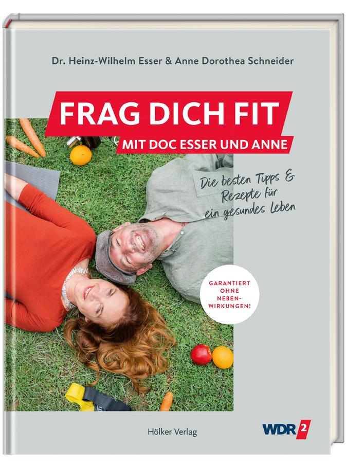 "Frag dich fit: Die besten Tipps und Rezepte für ein gesundes Leben", Heinz Wilhelm Esser, Anne Dorothea Schneider, Hölker Verlag. 160 Seiten, 24 Euro.