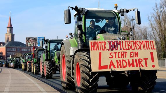 Bauernproteste: Wo fahren Traktoren am 8. Januar im Landkreis Forchheim entlang, wo wird blockiert