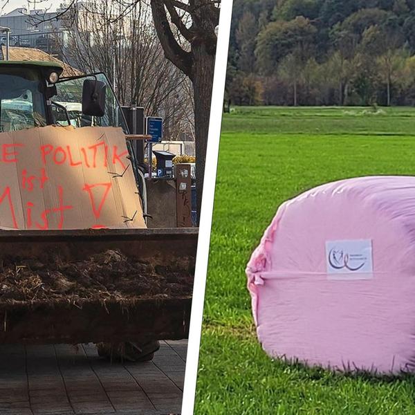Protest-Aktionen der Landwirte in Erlangen und ERH