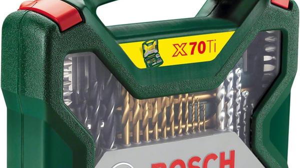 Trotz seines günstigen Preises ist das Bosch-Set mit 70 Teilen reichhaltig ausgestattet.