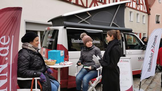 „Ihr seid ein Stück Heimat“: Start der NN-Bus-Tour in Hersbruck