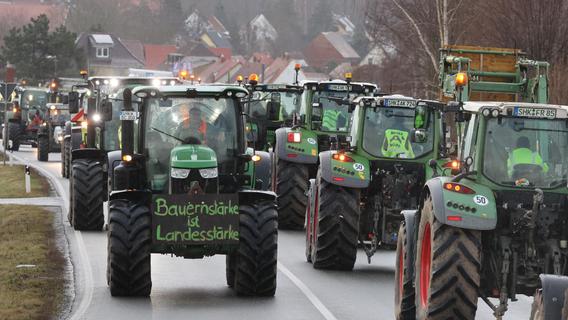 Bauernproteste: Verkehrschaos droht in Franken - an diesen Orten gibt es Blockaden