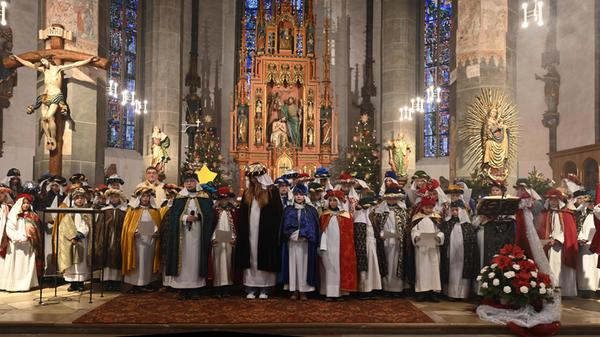 Sternsinger der Pfarrei St. Johannes in Neumarkt