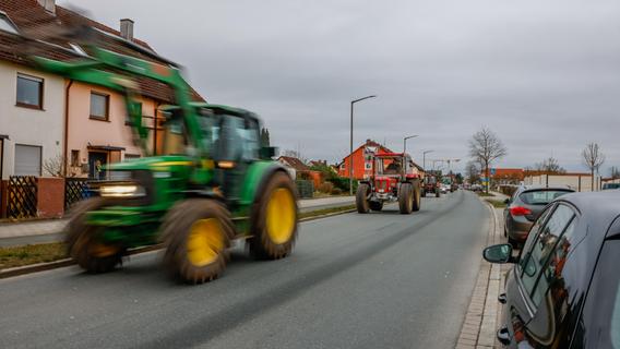 1000 Traktoren allein am Startpunkt in Langenzenn? Hier drohen Verkehrsbehinderungen im Raum Fürth