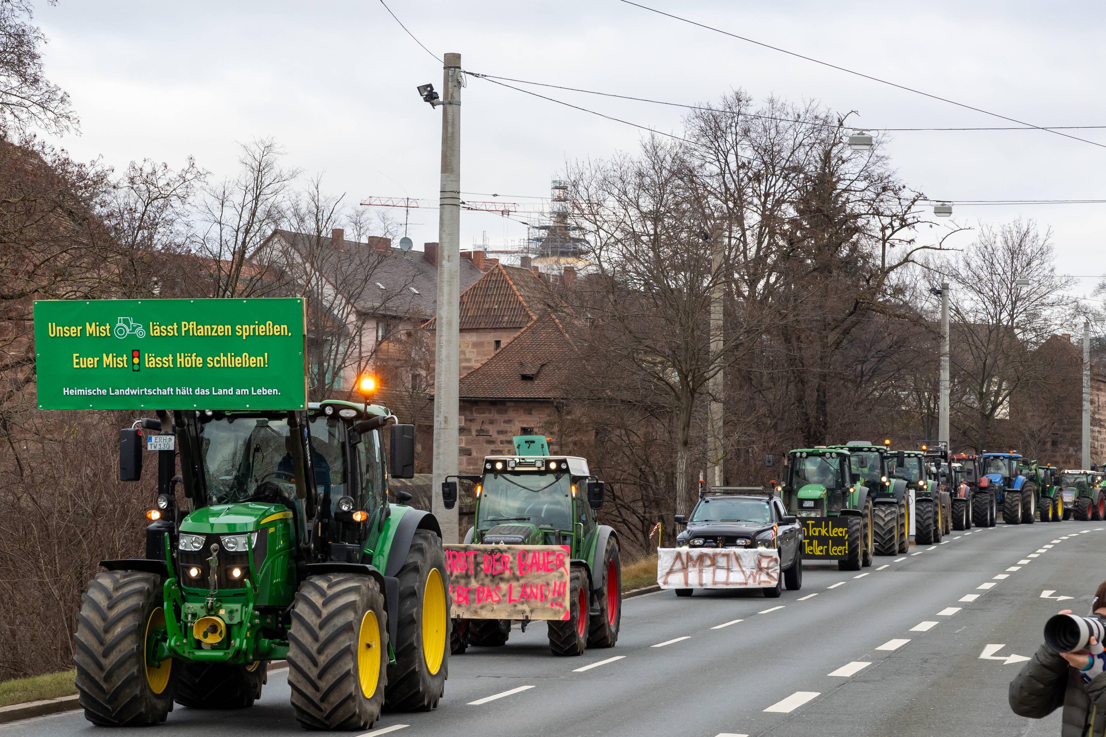 Bauernprotest Am Freitag: Das Sind Die Routen Der Sternfahrt Nach ...