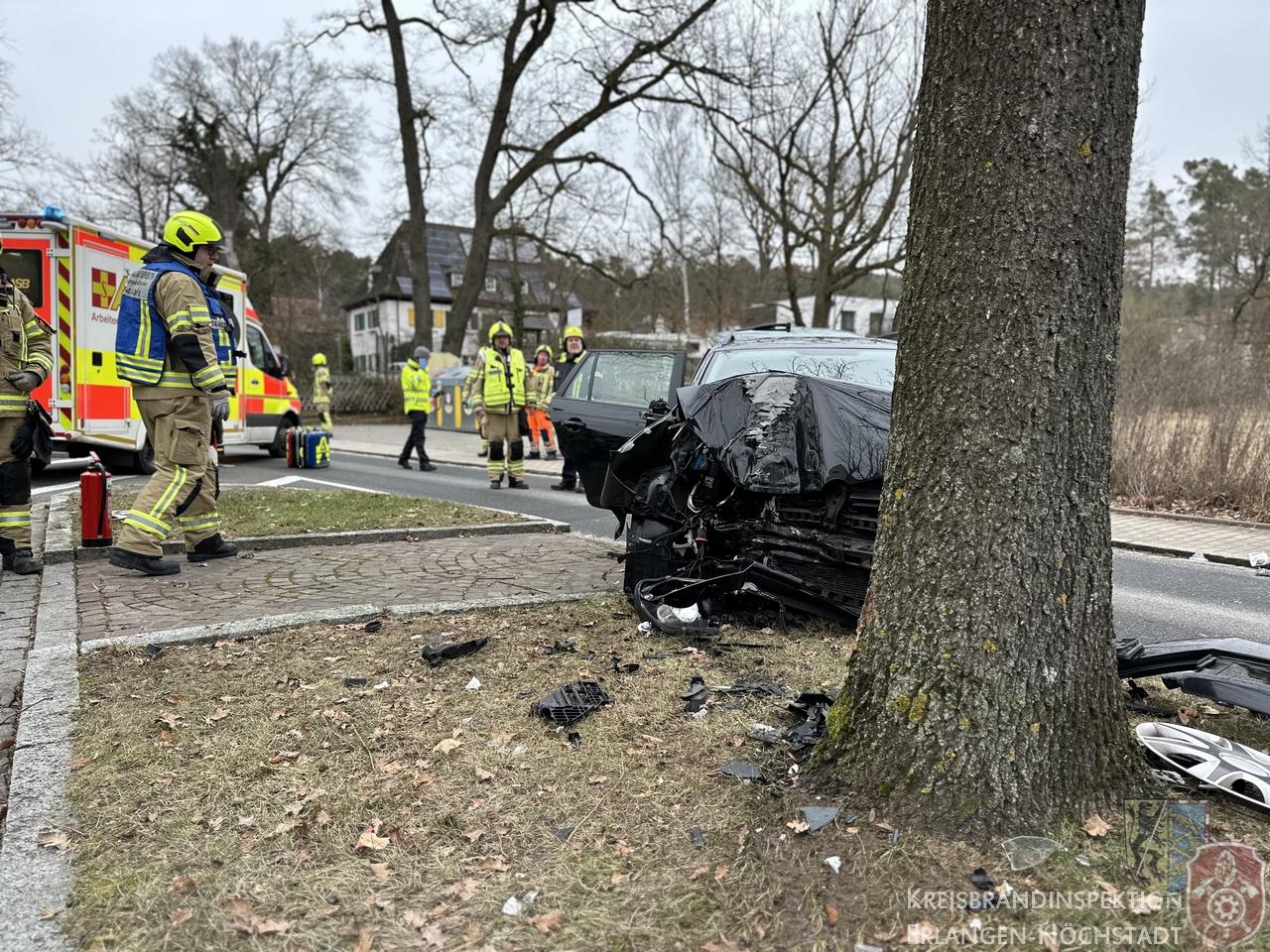 schwerer unfall in erlangen heute