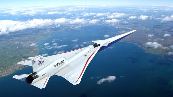 NASA X-59 QueSST Flugzeug