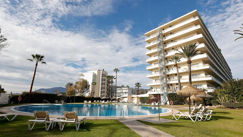 Das 29-köpfige Aufgebot von Christian Fiél kam im Hotel Sol Marbella Estepona Atalaya Park unter.