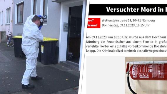 Versuchter Mord mitten in Nürnberg? Darum startet die Polizei eine Spezialaktion am Donnerstag