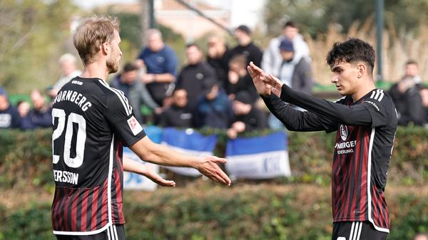 Am Samstag gab es dann die Generalprobe gegen den KSC und die ging in die Hose. Mit 1:3 verlor der Club. Can Uzun erzielte nach Vorarbeit von Andersson das einzige Club-Tor.