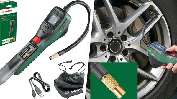 Perfekter Reifendruck für optimalen Grip: Elektrische Luftpumpe von Bosch bei Amazon mit 29 % Rabatt